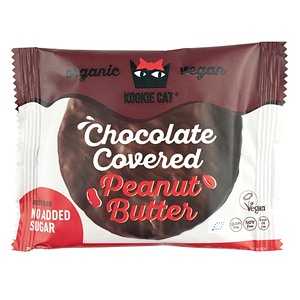 CIASTKO Z CZEKOLADĄ Z KREMEM Z ORZESZKÓW ZIEMNYCH BEZGL. 50g KOOKIE CAT PRO