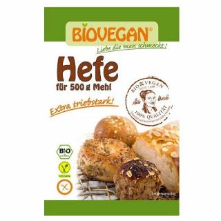 Drożdże aktywne suszone bezglutenowe BIO 9g BIOVEGAN