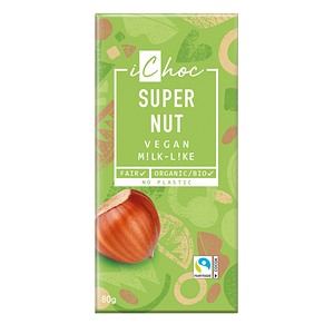 iCHOC czekolada z orzechami laskowymi BIO 80g