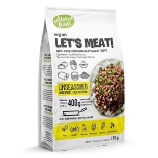 Let's Meat! Roślinny zamiennik mięsa bez przypraw Cultured Foods 150g