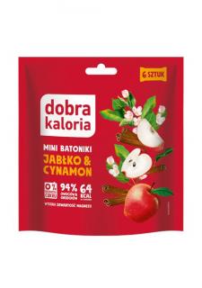 Mini batoniki jabłko  cynamon 108g Dobra Kaloria