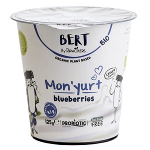 Roślinny jogurt z nerkowców z borówką BIO 125g BERT