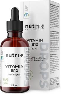 Witamina B12 wegańska 500µg krople 50ml Nutri Plus