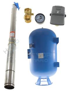 Pompa Głębinowa 3 SDM33 1,1Kw 230V IBO zbiornik 100L pionowy/poziomy