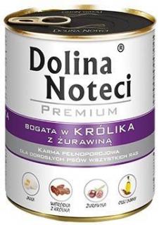 DOLINA NOTECI Premium królik z żurawiną 800g