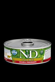 ND PRIME CAT CHICKEN AND POMEGRANATE ADULT 80gr