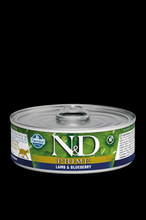 ND PRIME CAT LAMB AND BLUEBERRY ADULT 80gr
