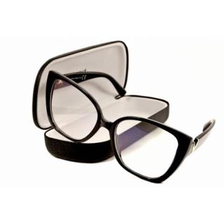 Duże damskie okulary zerówki PolarZONE 985k-1 + Etui PolarZONE 985k-1