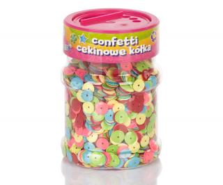 Confetti cekinowe kolory intensywne 100g Astra nr 555
