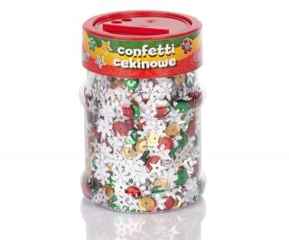 Confetti cekinowe mix świąteczny 100g Astra nr 562