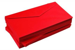 Koperty kolorowe czerwone intens 120g DL 10szt nr 4