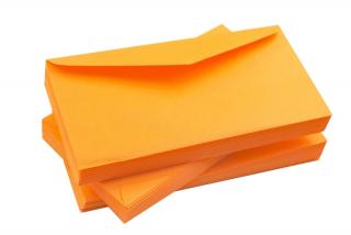 Koperty kolorowe pomarańczowe2 120g DL 10szt nr16