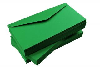 Koperty kolorowe zielone intensywne 120g  DL 10szt nr 1