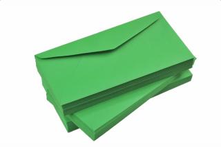 Koperty kolorowe zielony groszek Dl 120g 10szt nr 47