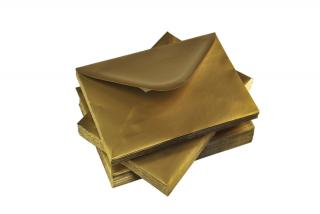 Koperty ozdobne złote 13j 80 g/m2 C6 10 szt