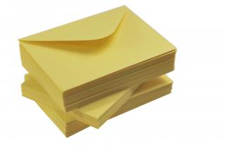 Koperty żółte pastel C6 80 g/m2 10 szt  nr42