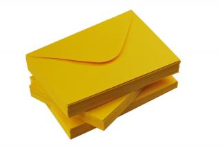 Koperty żółte słoneczne C6 120 g/m2 10 szt  nr17