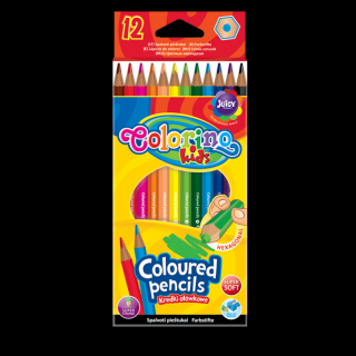 Kredki ołówkowe 12 kolorów Colorino