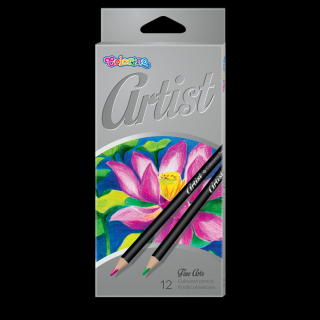 Kredki ołówkowe ARTIST 12 kolorów Colorino