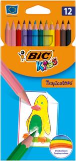 Kredki ołówkowe niełamliwe Bic Tropicolor 12k