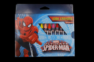 Kredki świecowe JUMBO Spiderman 12k Astra