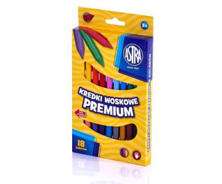 Kredki woskowe 18k Astra Premium nr 0726