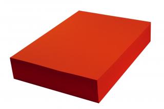 Papier kolorowy A4 120g czerwony intensywny 100 arkuszy
