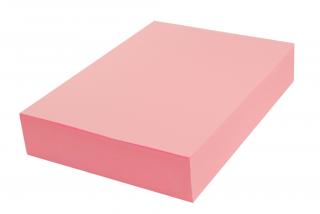 Papier kolorowy A4 120g różowy pastel 100 arkuszy