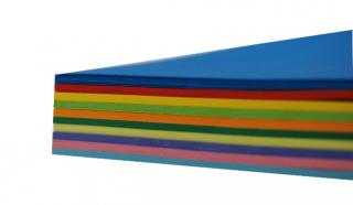 Papier techniczny A4 200g- 250g  MIX kolorowy 100 arkuszy