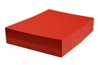 Papier techniczny A4 200g czerwony intensywny  100 arkuszy