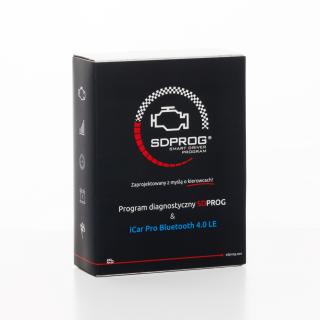 Program do diagnostyki samochodu SDPROG + Interfejs iCar PRO Bluetooth BT 4.0 LE ELM327 OBDII Program SDPROG +  Interfejs iCar PRO Bluetooth BT 4.0 LE ELM327 OBDII
