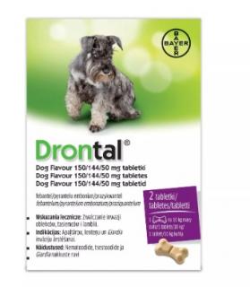 Bayer DRONTAL Plus Flavour PSY tbl dla psa do 10kg
