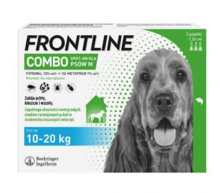 FRONTLINE Combo 1,34ml M 3 pipety 10-20kg