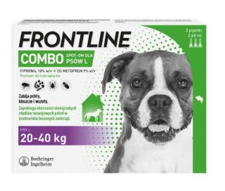FRONTLINE Combo 2,68ml L 3 pipety 20-40kg