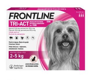 FRONTLINE TRI-ACT dla psów 2-5kg