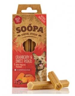 SOOPA Dental Stick – Żurawina i Batat 100g