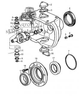 Simering piasty Case, Ford, John Deere APL325 0750110147 1964235C2