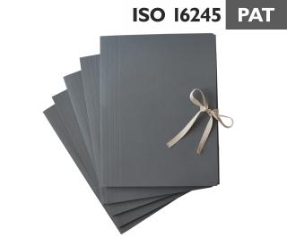 Teczka wiązana z kartonu Carta Guardia ISO 16245