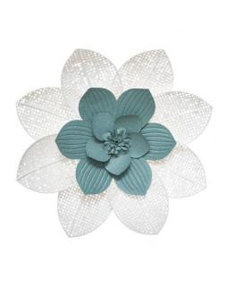 Dekoracja ścienna metalowa Kwiat 65,5 cm