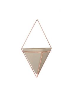 Doniczka pojemnik Triangle Miedziany