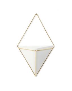 Doniczka pojemnik Triangle Złoty