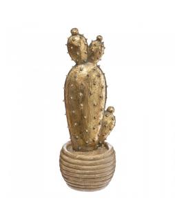 Figurka ozdobna złota Cactus Wzór 2