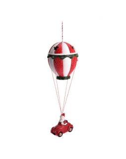 Figurka św. Mikołaja z balonem, 39 cm