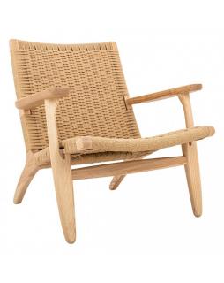 Fotel BOHO CORD - drewno jesionowe