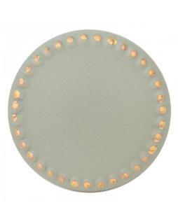 Gałka meblowa ceramiczna ze złotem 12 szt. Miętowy