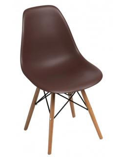 Krzesło Comet brązowe bukowe/Brązowe Drewno bukowe