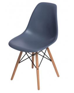 Krzesło Comet dark grey bukowe/Brązowe Drewno bukowe