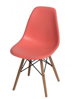 Krzesło Comet dark peach bukowe/Brązowe Drewno bukowe
