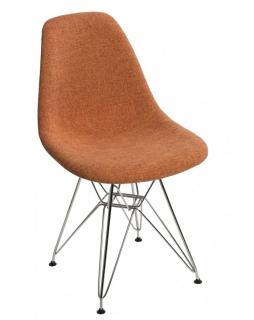 Krzesło Comet DUO chrome Pomarańczowy