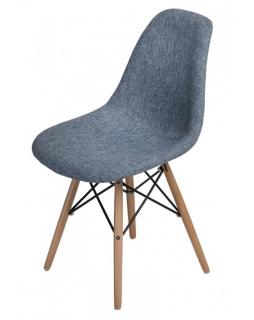 Krzesło Comet DUO niebieskie Drewno bukowe